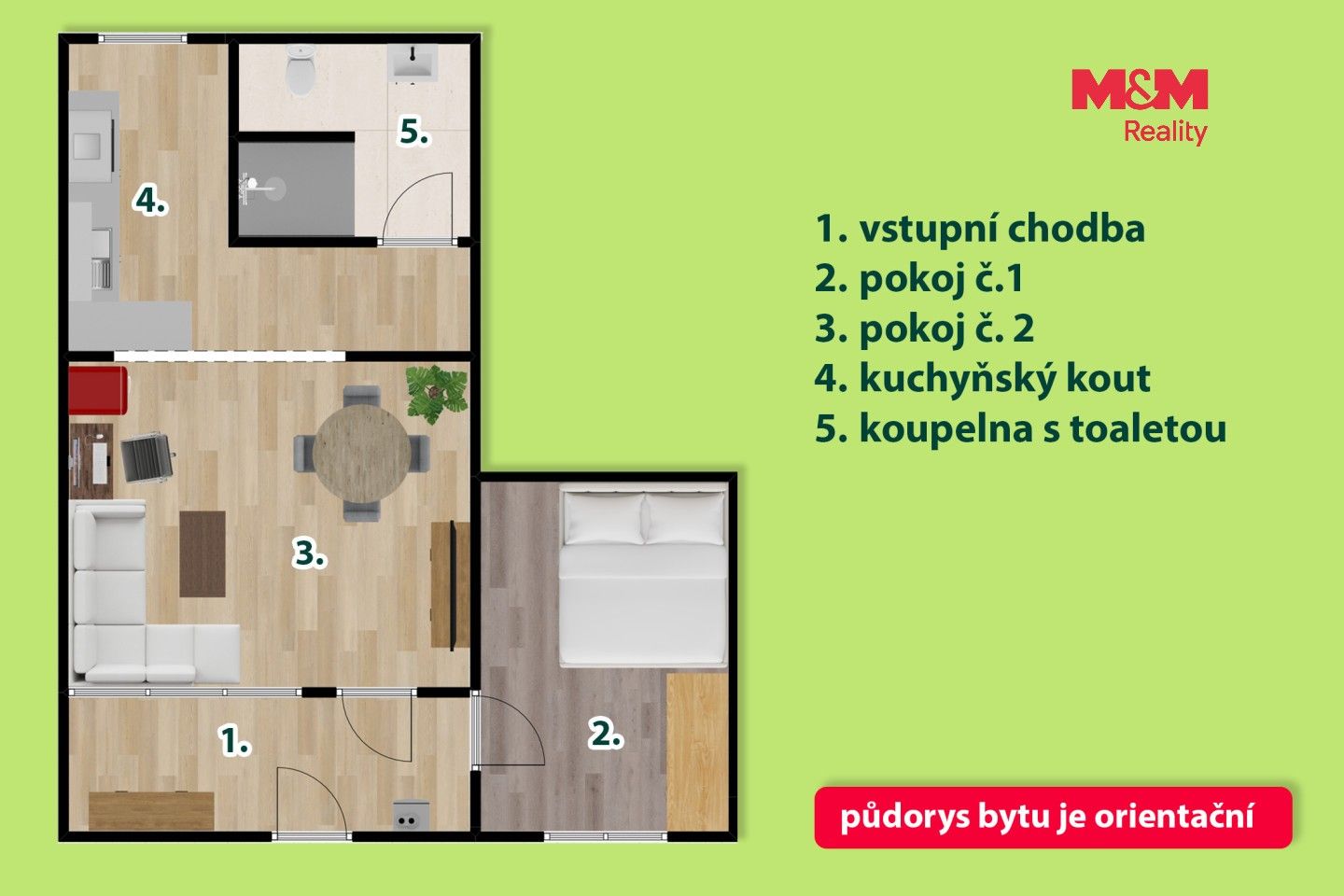 Pronájem bytu 2+kk 55 m² - foto 10