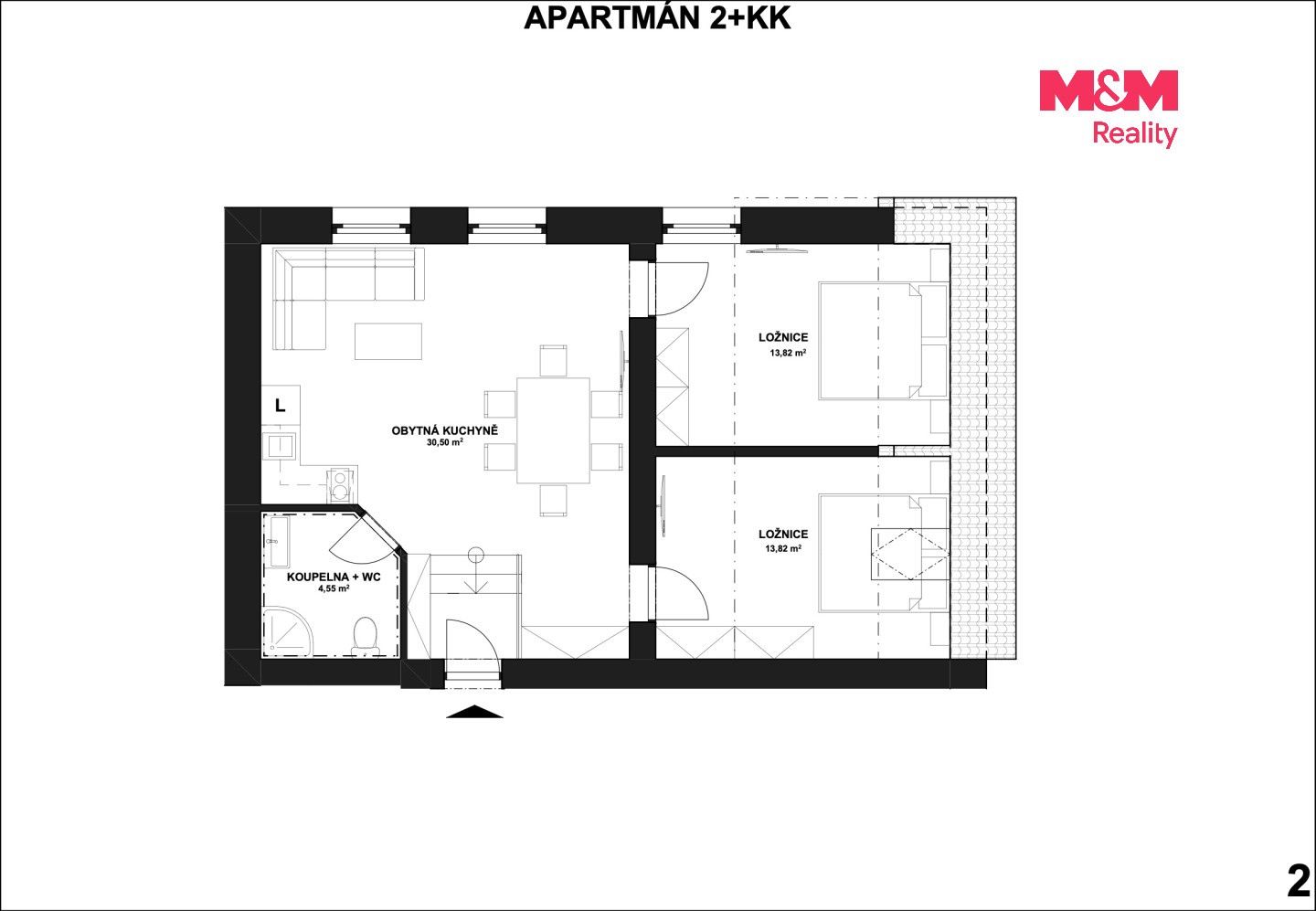 Prodej bytu 2+kk 62 m² - foto 14