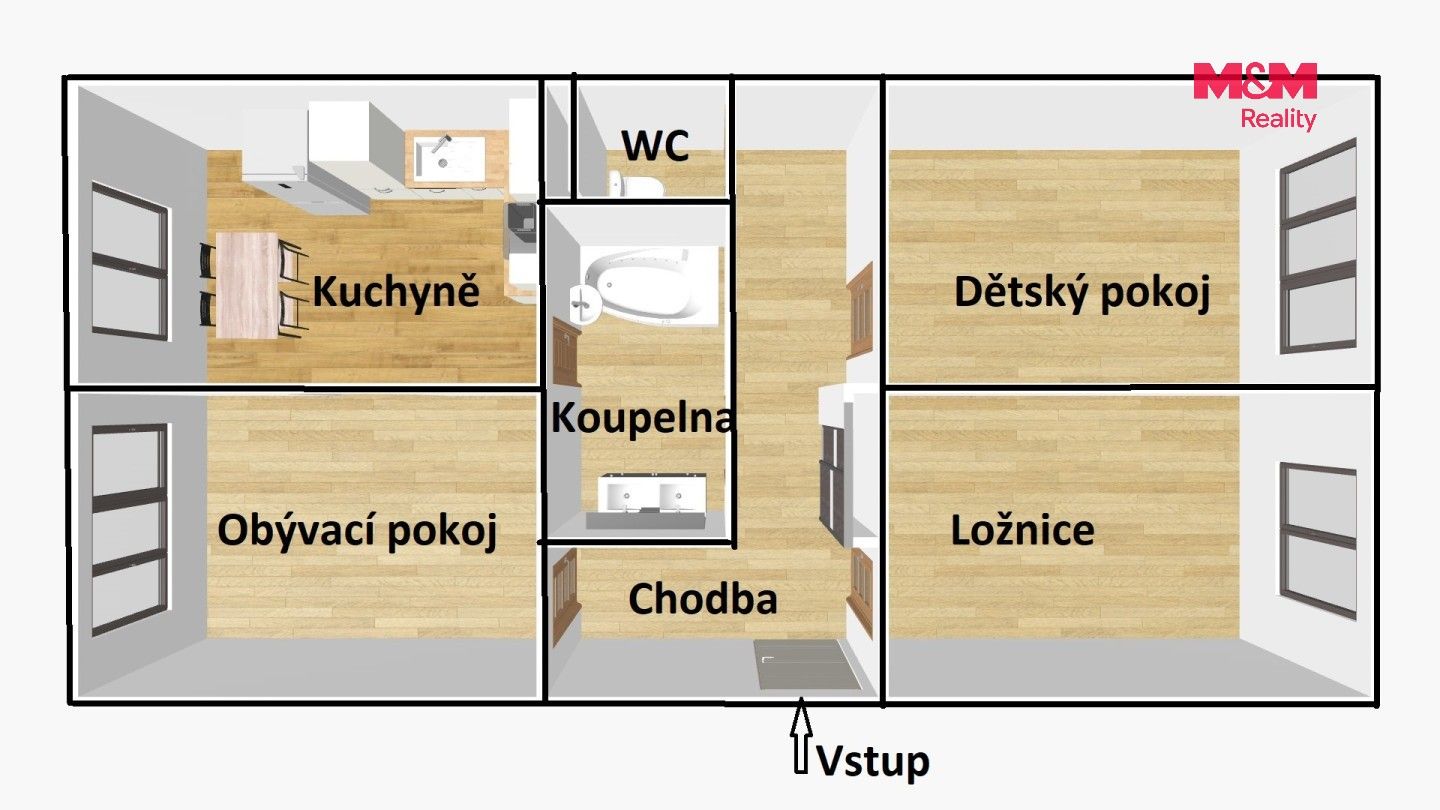 Prodej bytu 3+1 70 m² - foto 22