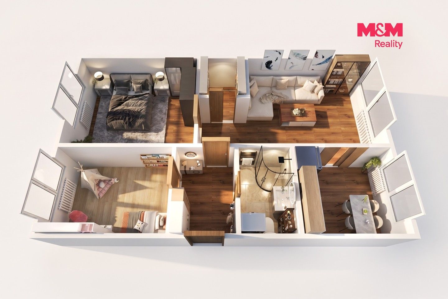 Prodej bytu 3+1 56 m² - foto 6