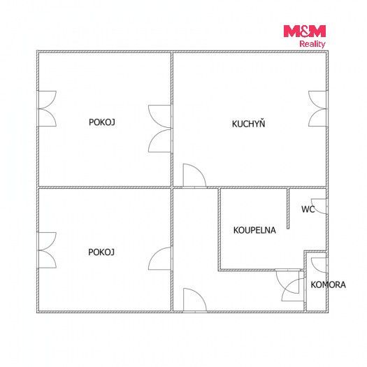 Pronájem bytu 2+1 61 m² - foto 4