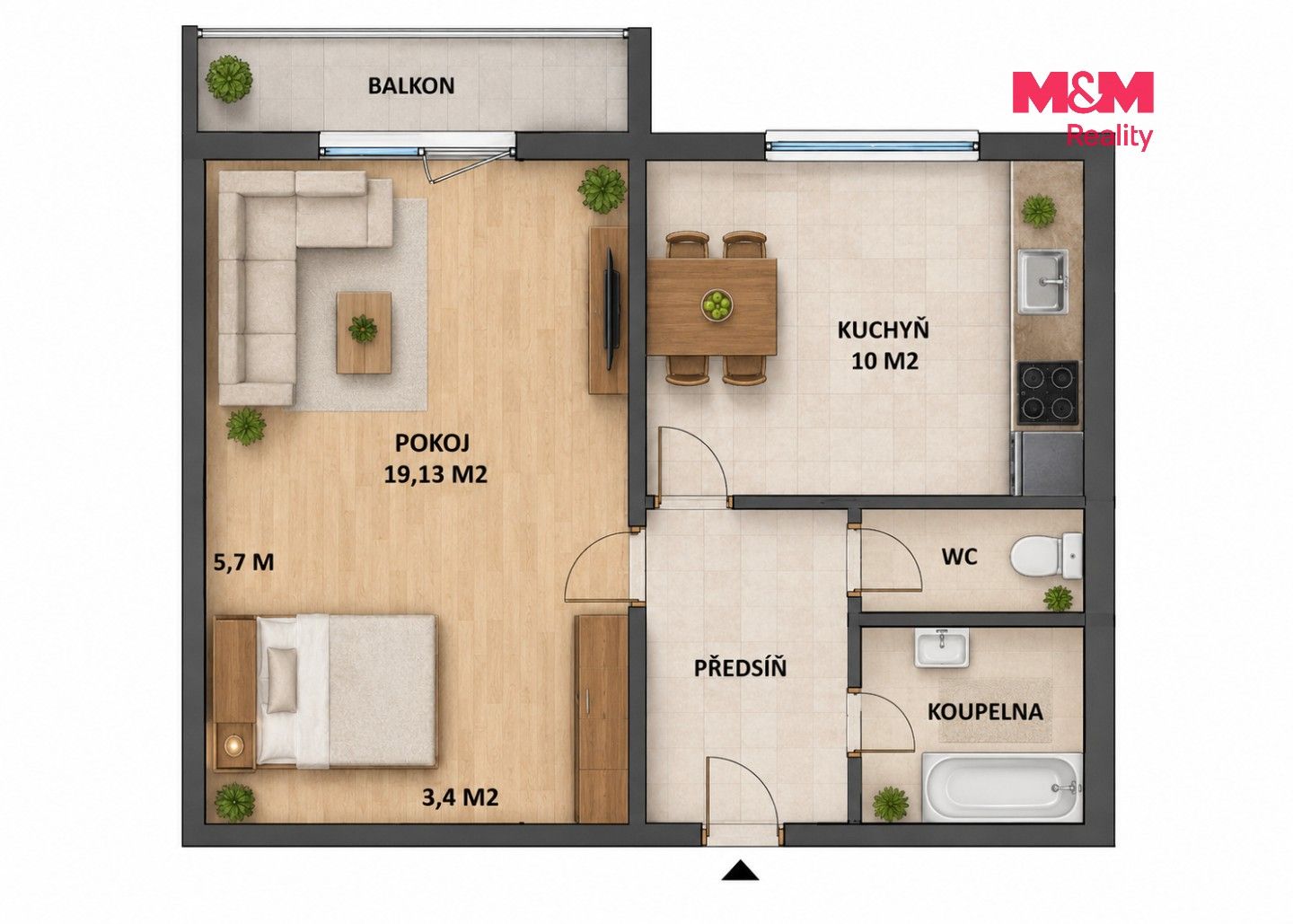 Prodej bytu 1+1 41 m² - foto 10