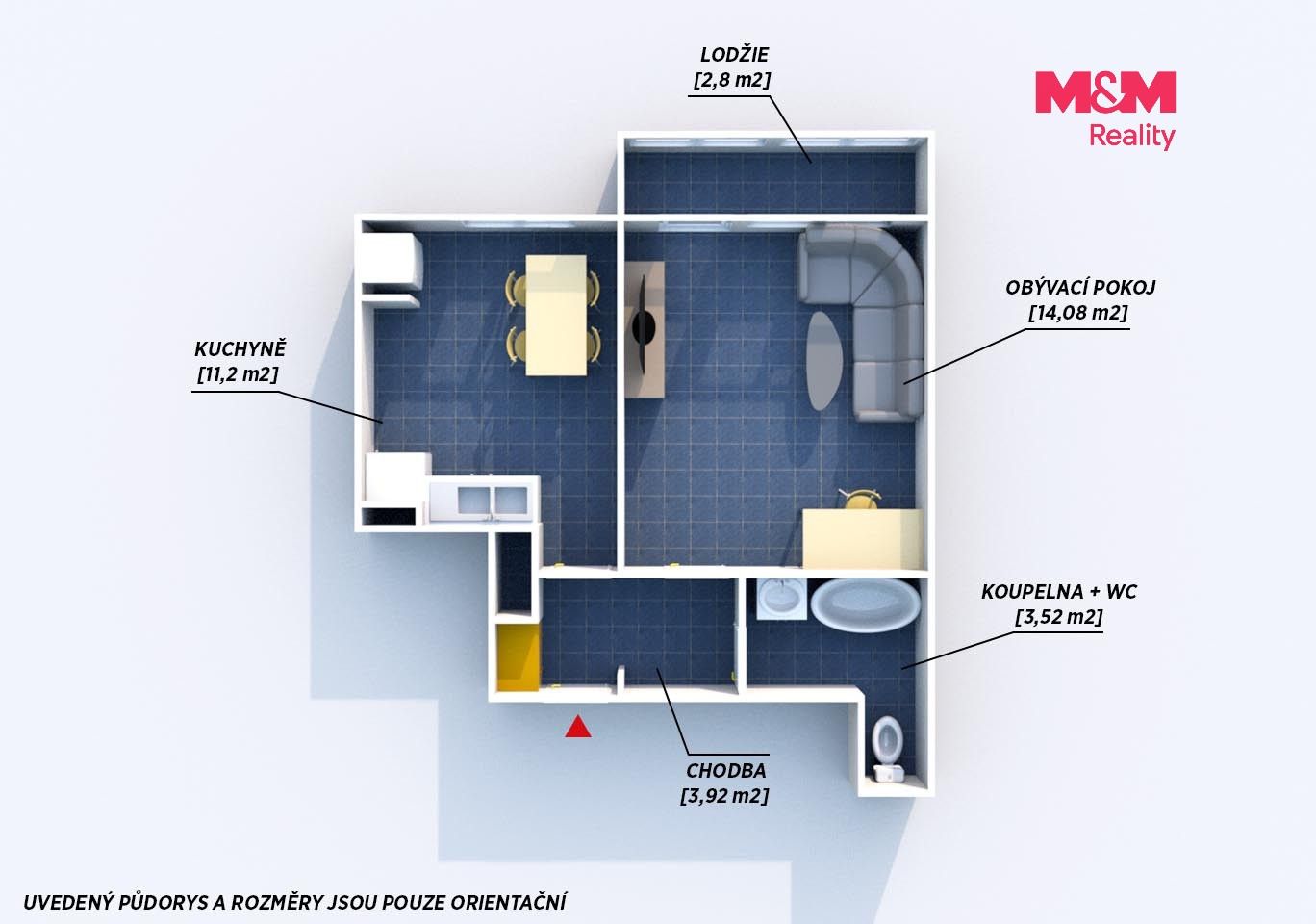 Prodej bytu 1+1 33 m² - foto 4