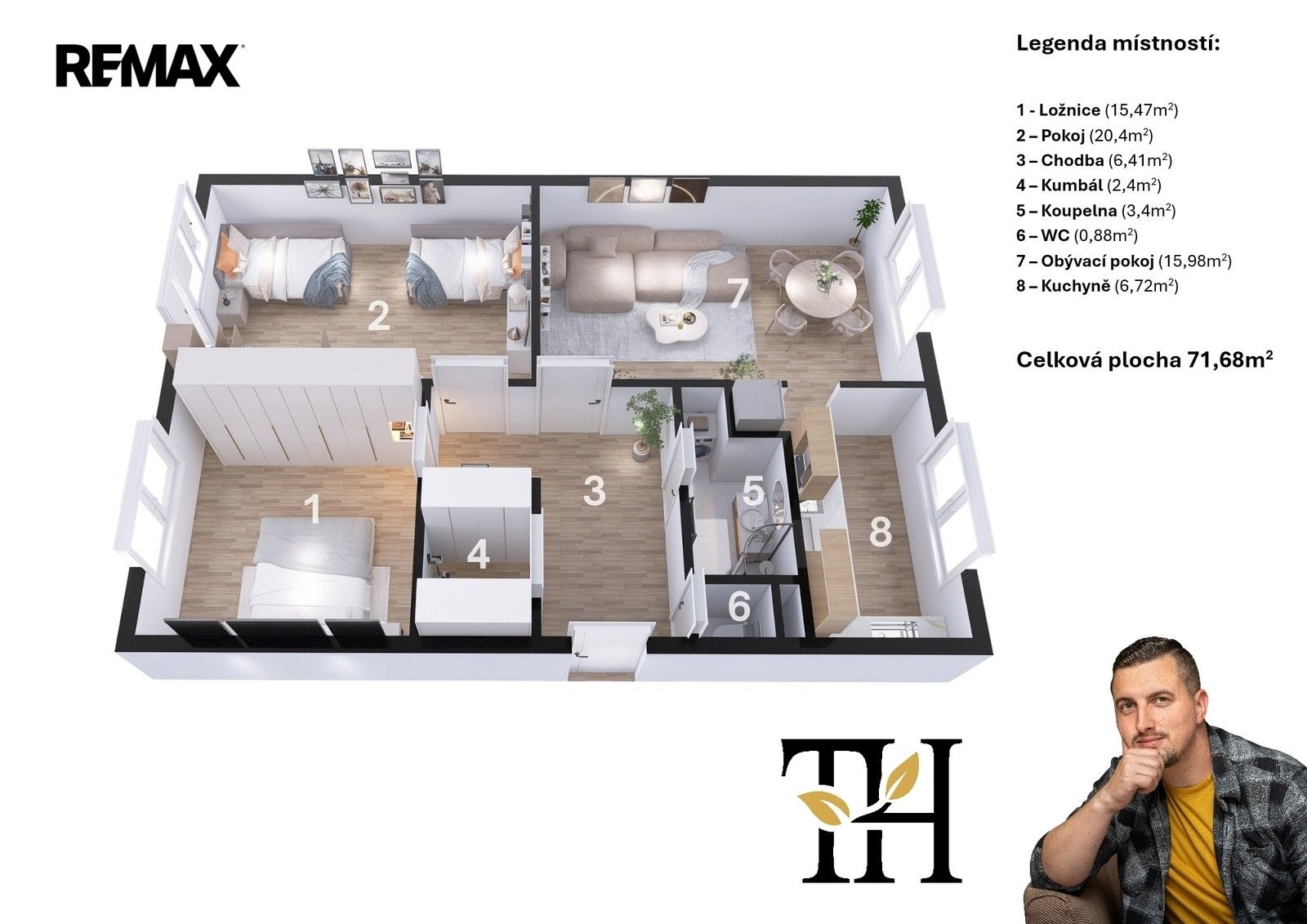 Prodej bytu 3+1 72 m² - foto 9