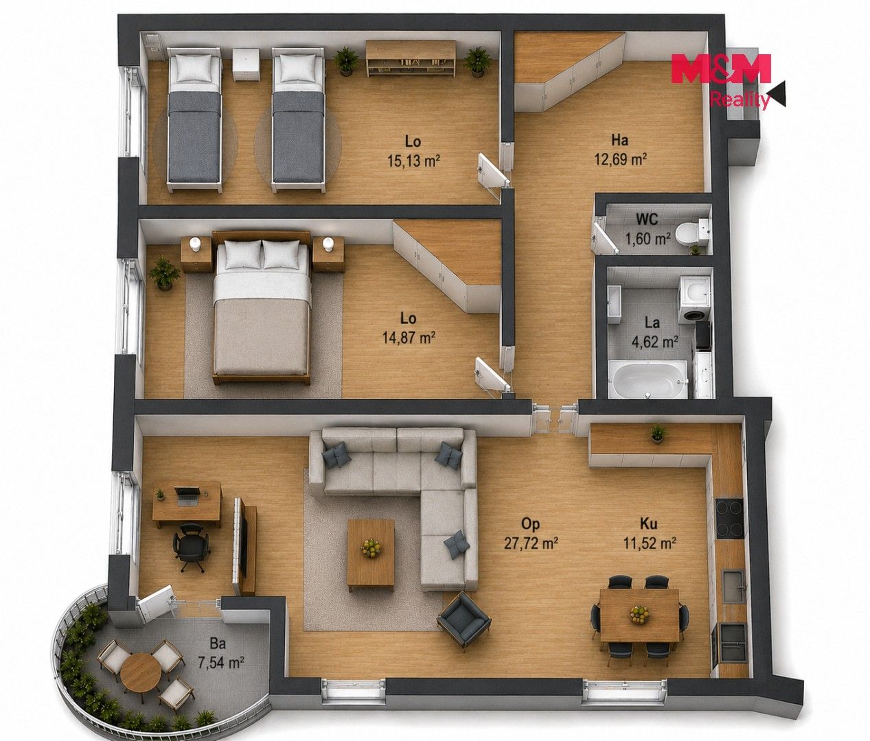 Prodej bytu 3+kk 88 m² - foto 15