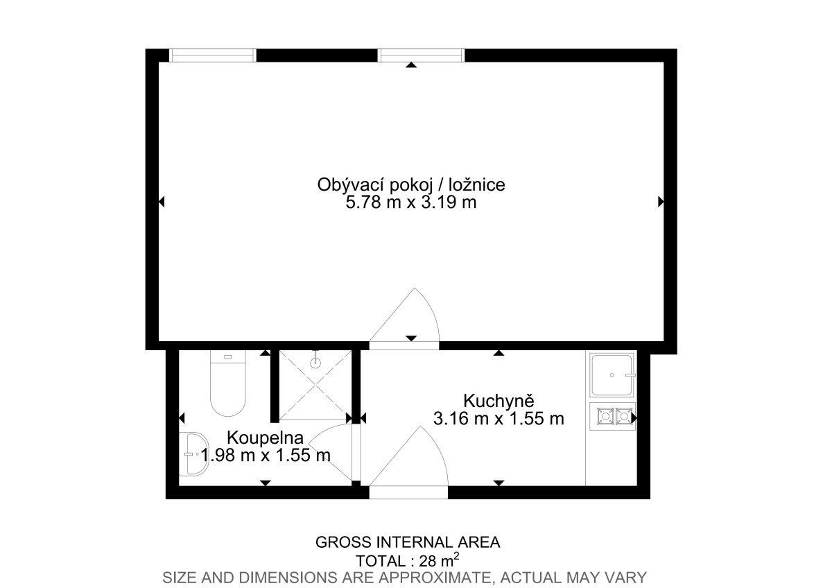 Prodej bytu 1+kk 26 m² - foto 10