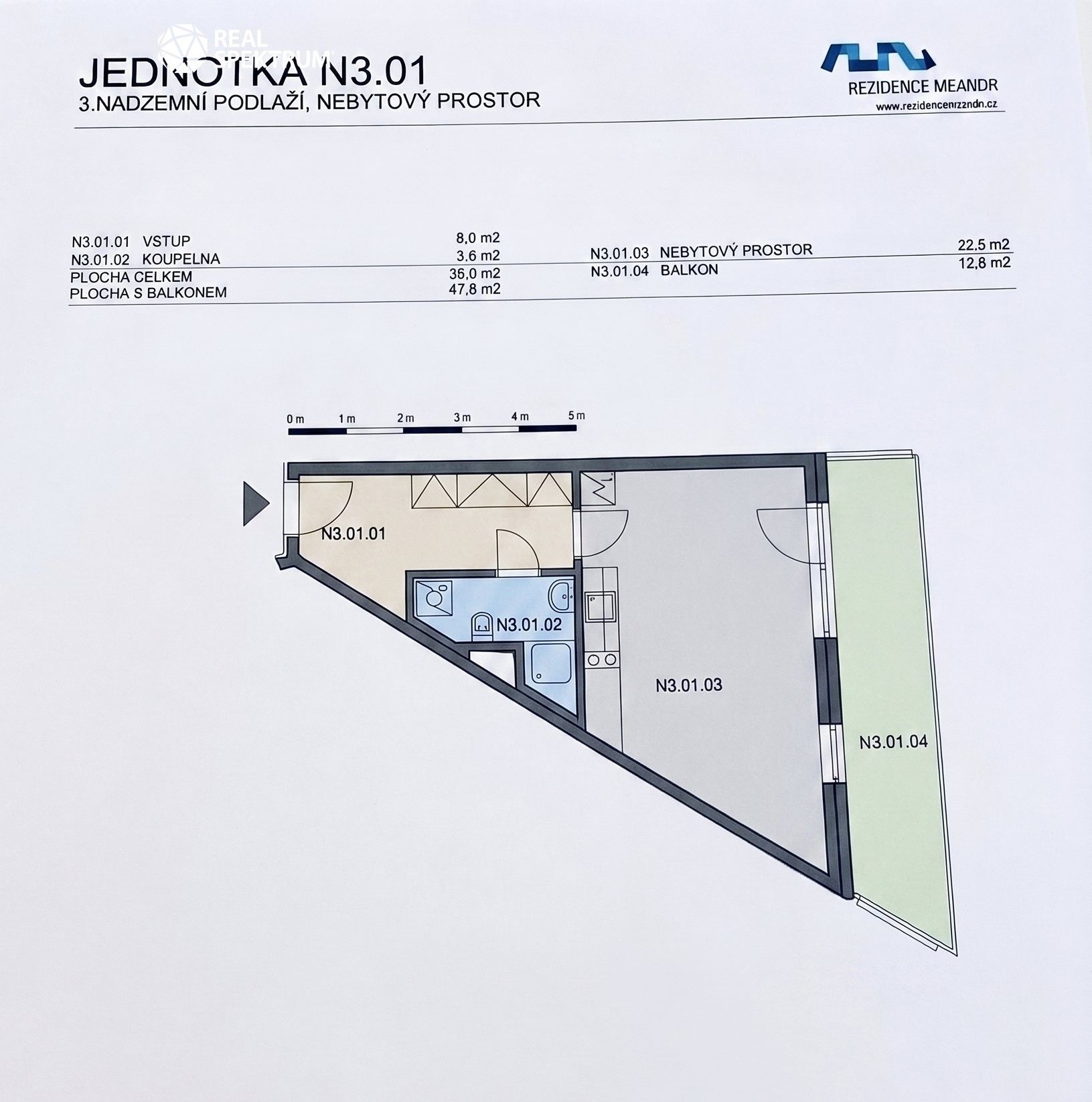 Pronájem bytu 1+kk 48 m² - foto 15