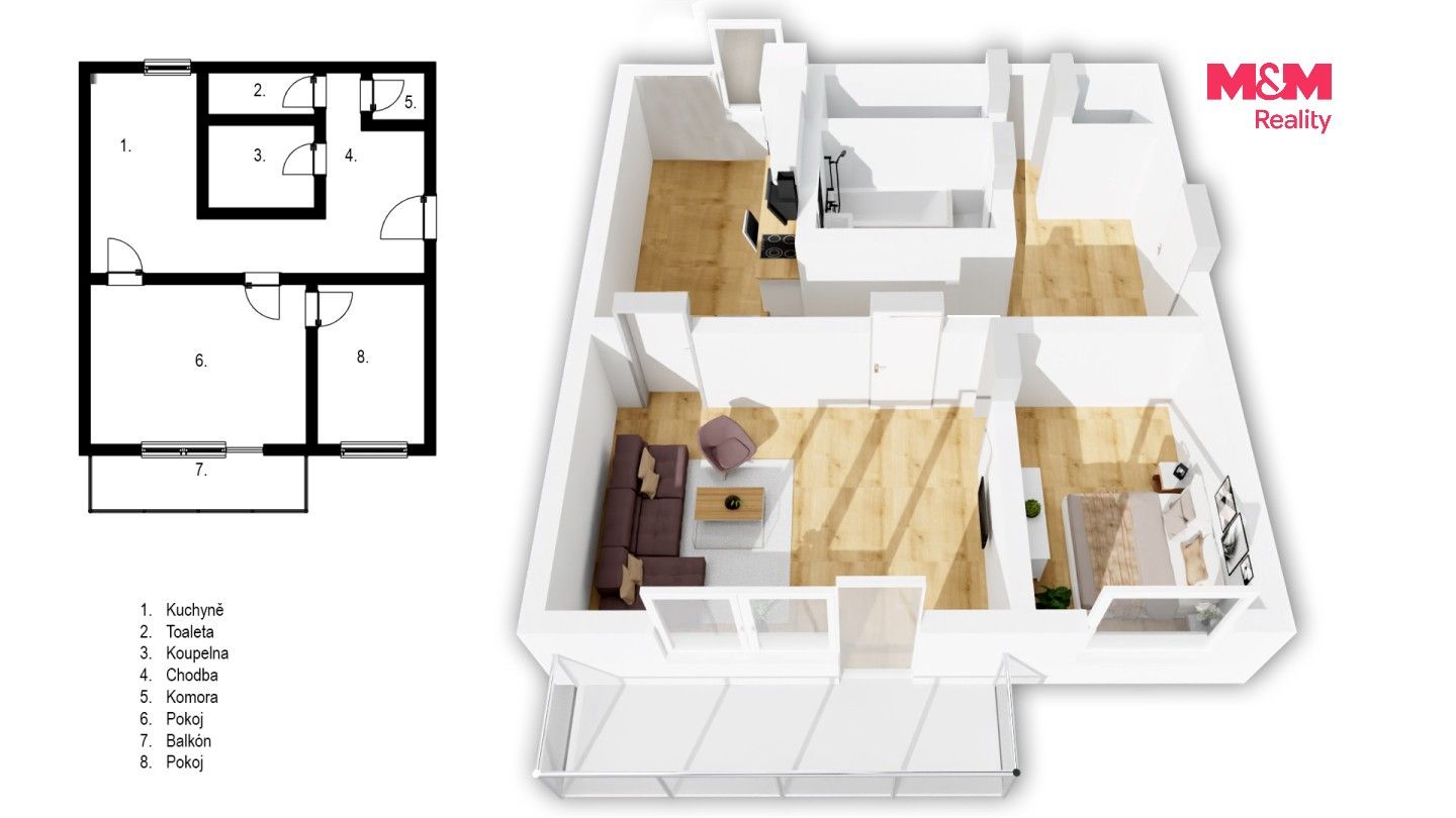 Prodej bytu 2+1 60 m² - foto 16