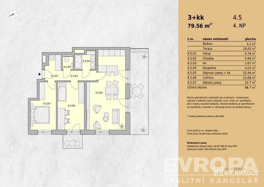 Prodej bytu 3+kk 97 m² - foto 2
