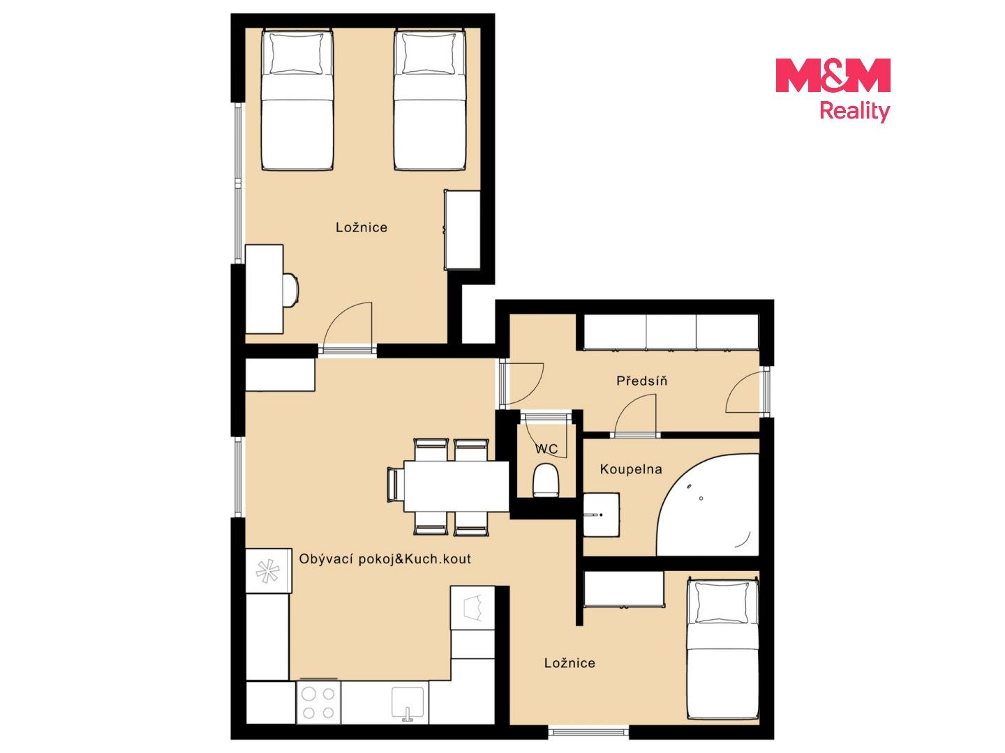 Prodej bytu 3+kk 51 m² - foto 4