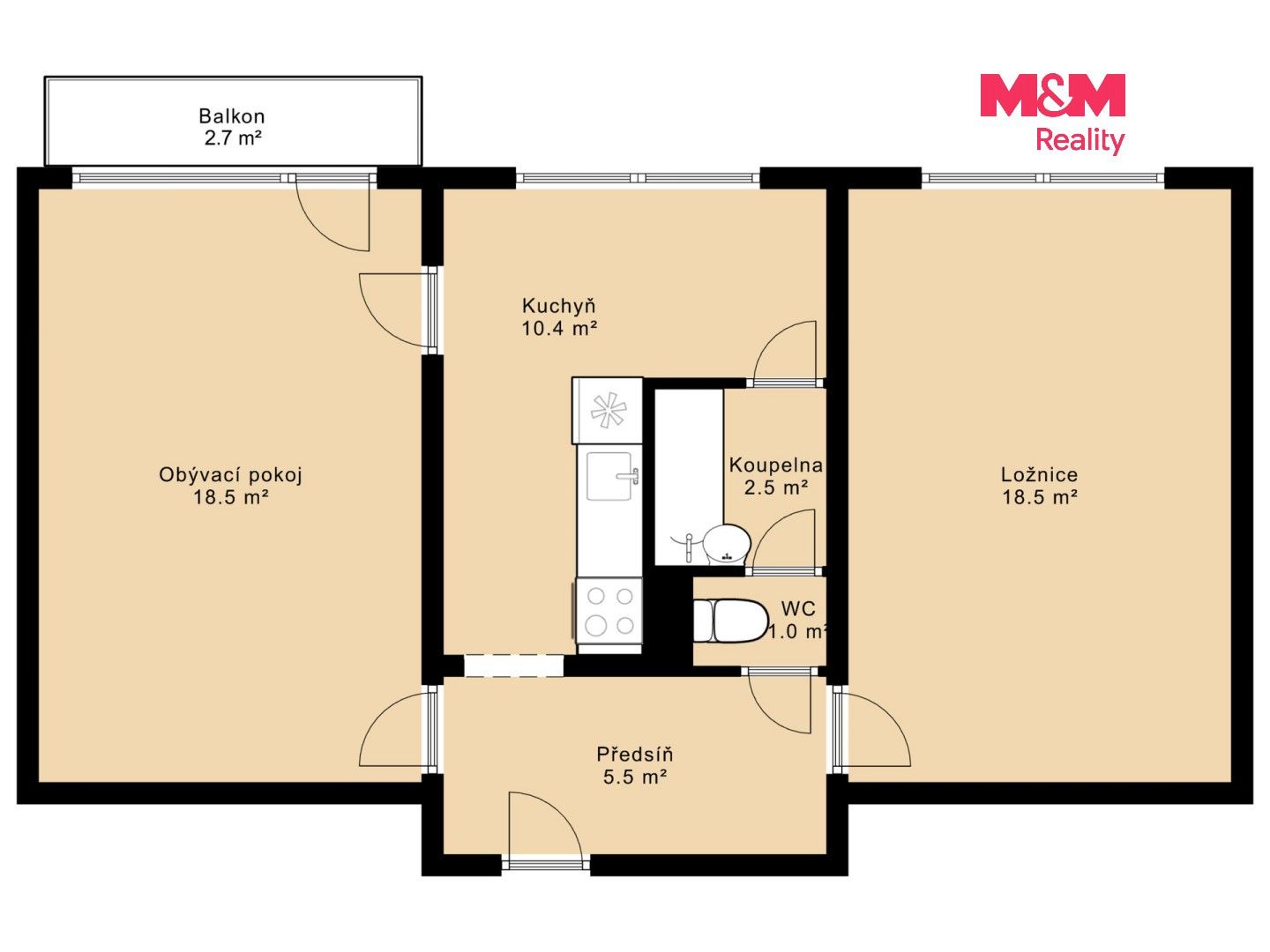 Prodej bytu 2+1 56 m² - foto 15