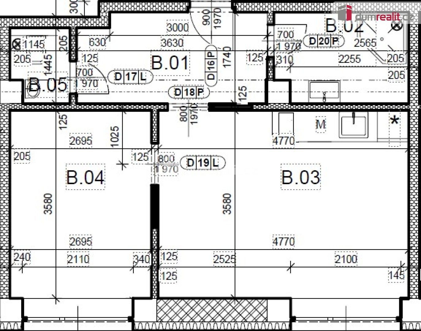 Pronájem bytu 2+kk 38 m² - foto 6