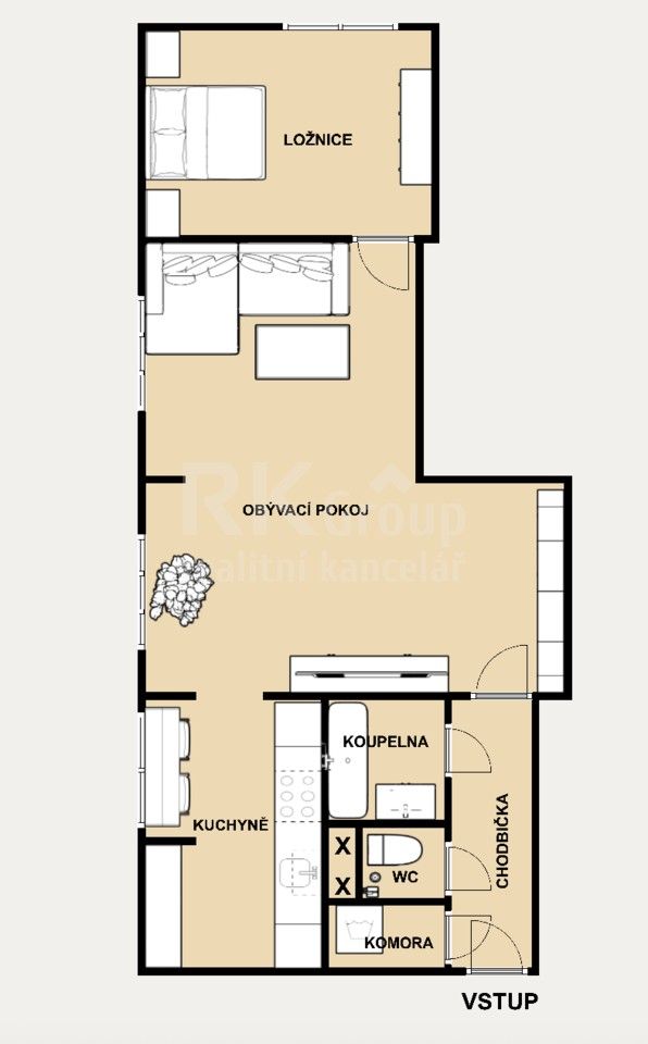 Pronájem bytu 2+1 56 m² - foto 18