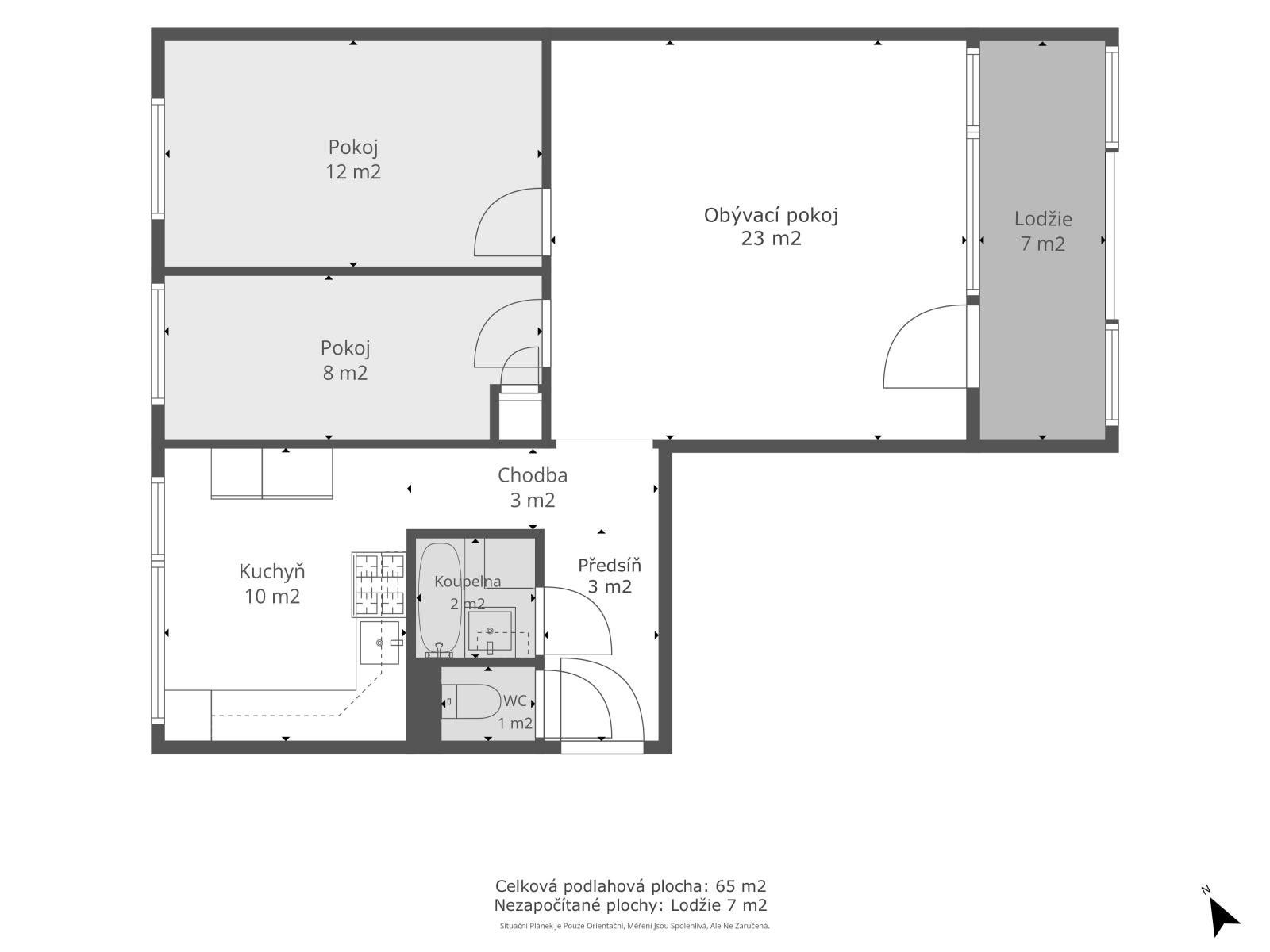 Prodej bytu 3+1 65 m² - foto 18