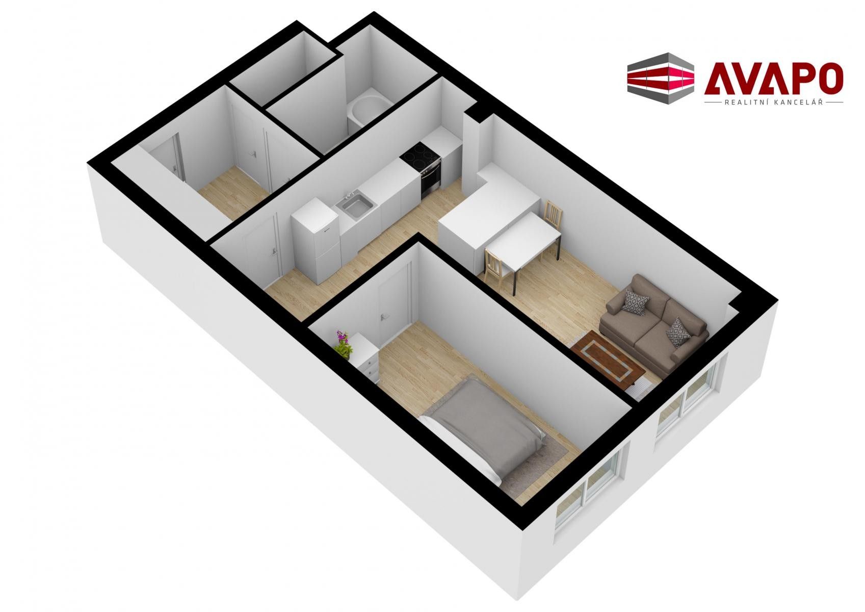 Pronájem bytu 2+kk 56 m² - foto 15