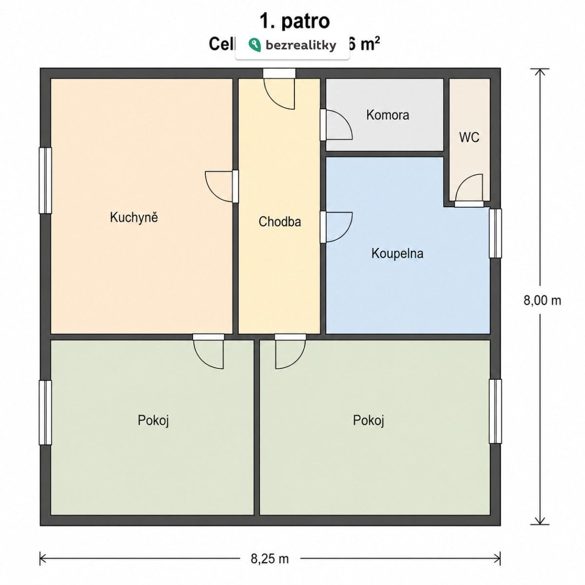 Prodej bytu 2+1 66 m² - foto 1