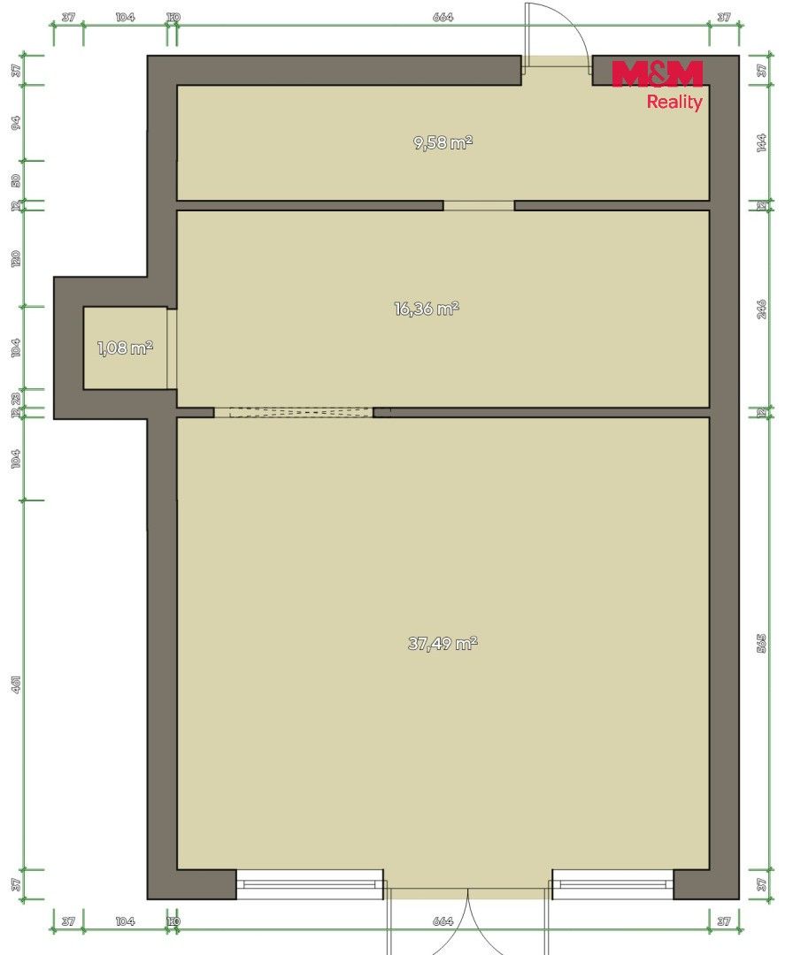 Pronájem komerčního prostoru 58 m² - foto 12