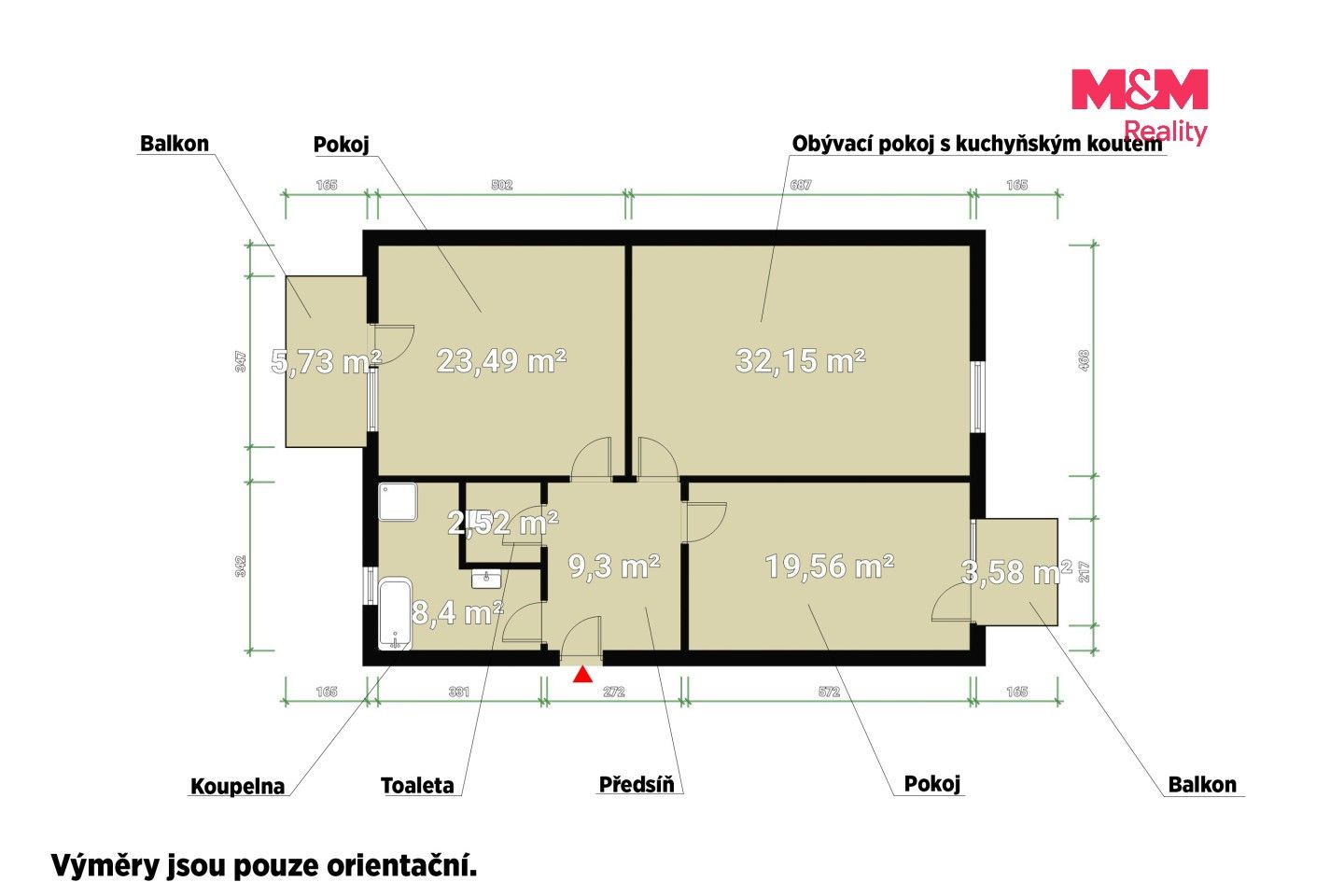 Pronájem bytu 3+kk 103 m² - foto 6
