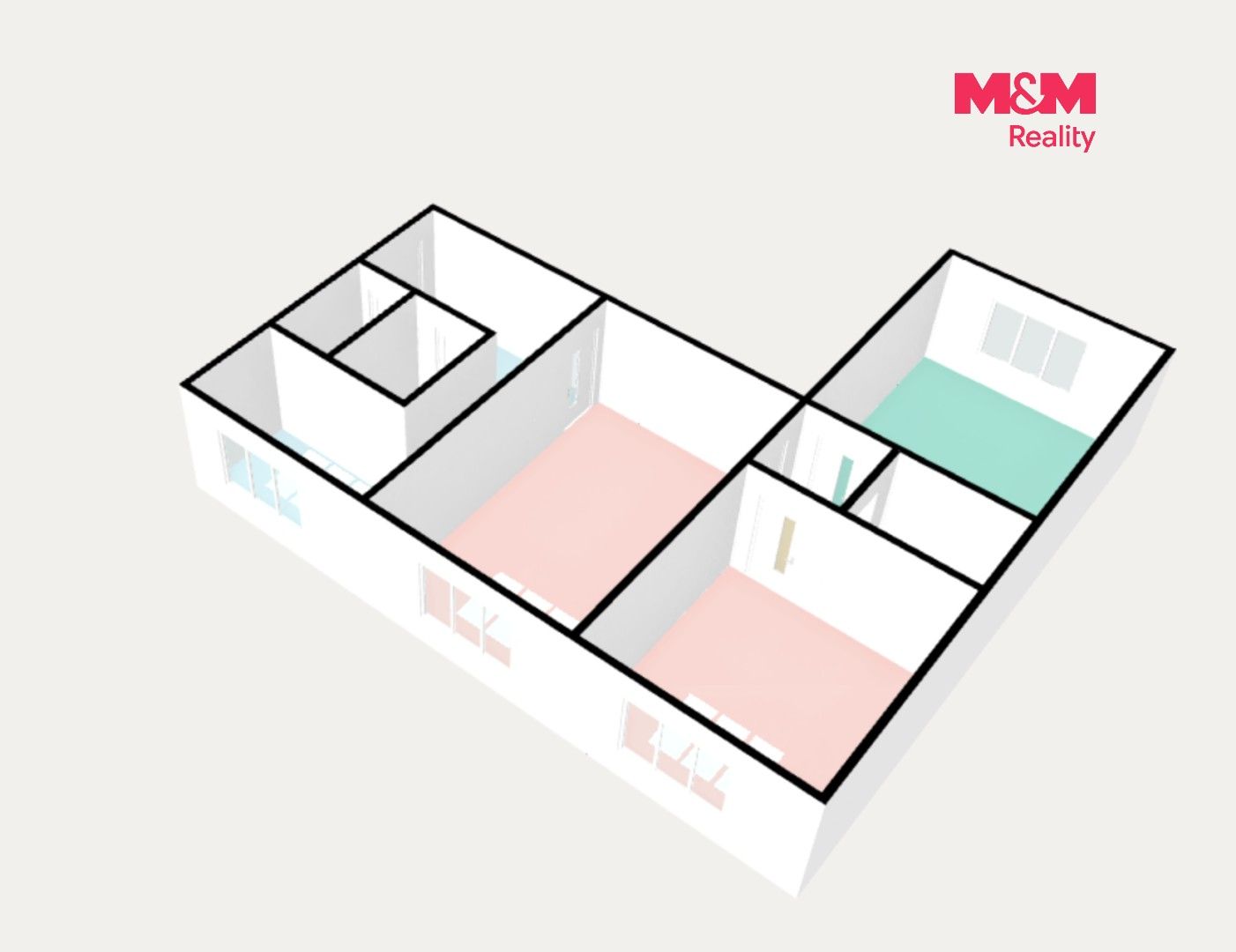 Pronájem bytu 3+1 74 m² - foto 16