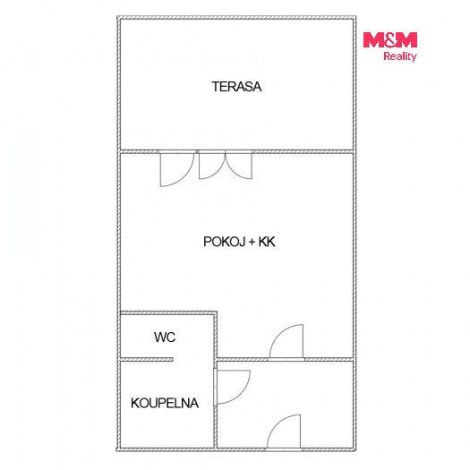 Pronájem bytu 1+kk 25 m² - foto 12