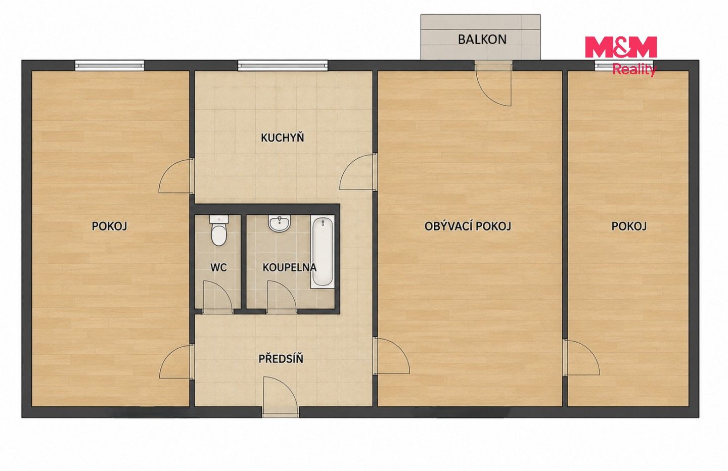 Prodej bytu 3+1 62 m² - foto 12