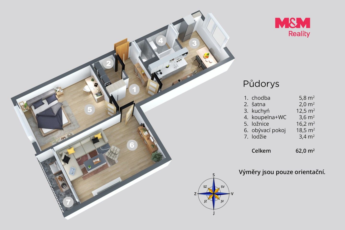 Prodej bytu 2+1 62 m² - foto 10