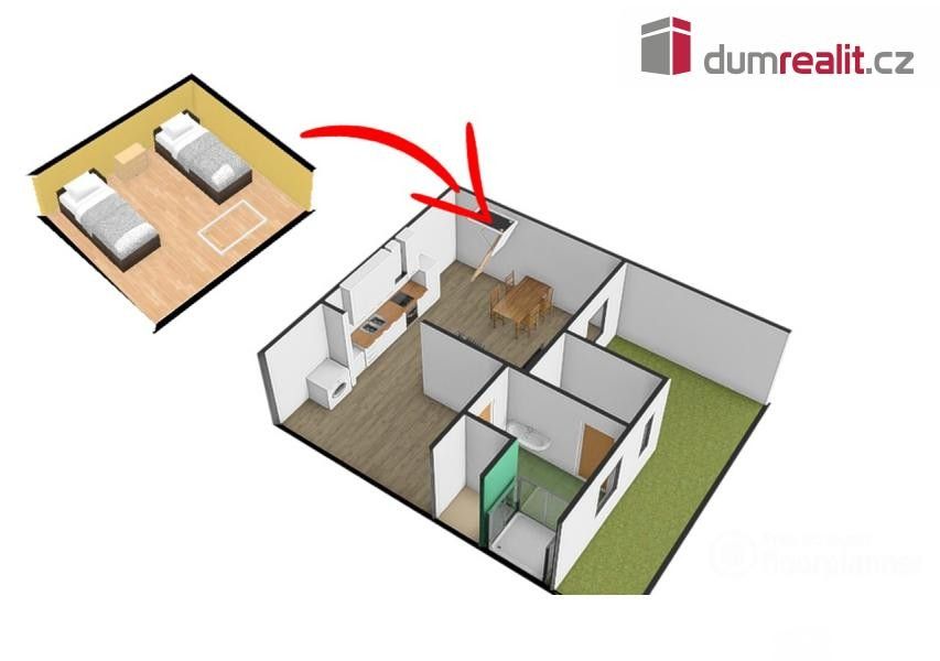 Prodej bytu 1+kk 43 m² - foto 5