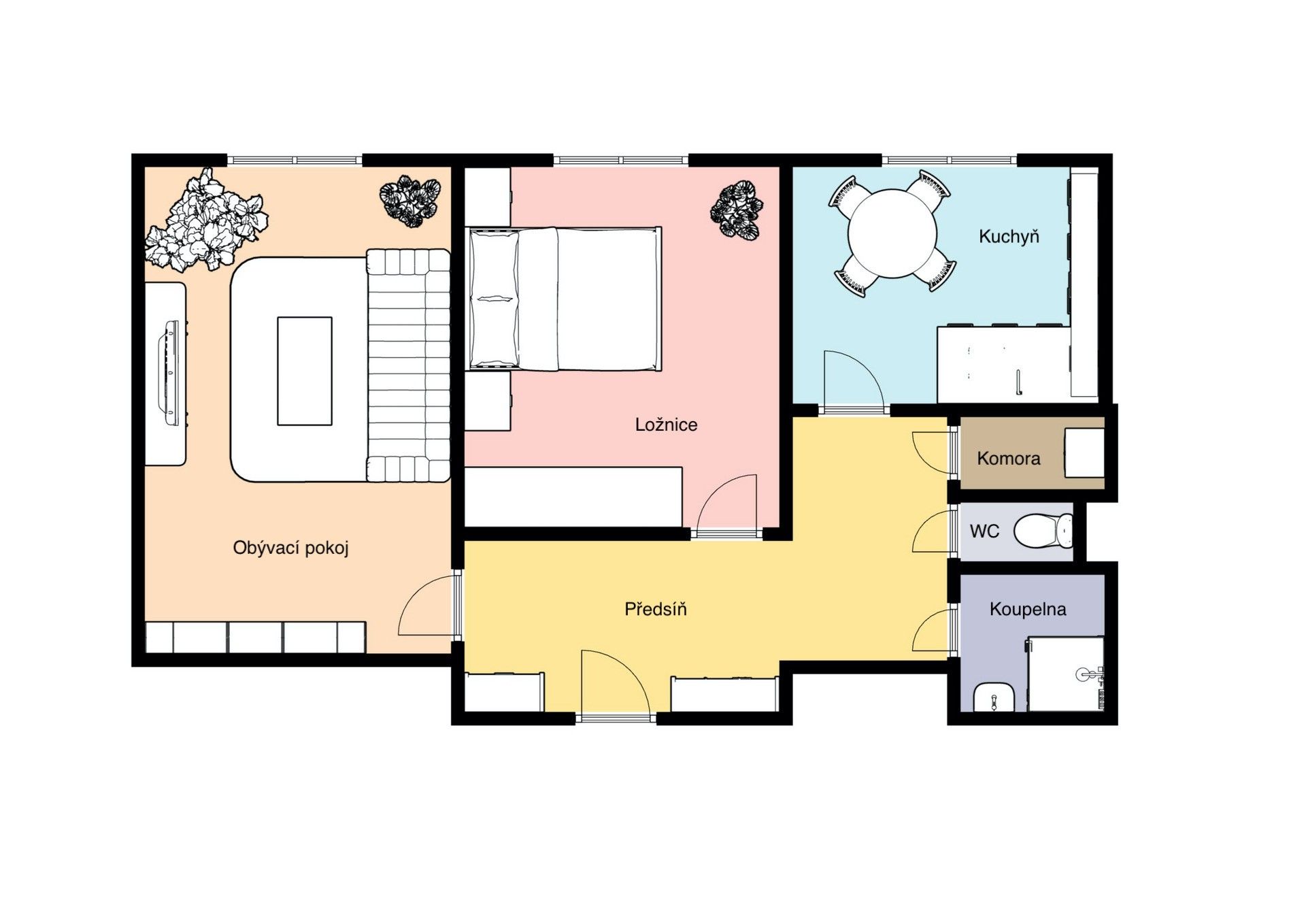 Prodej bytu 2+1 59 m² - foto 4