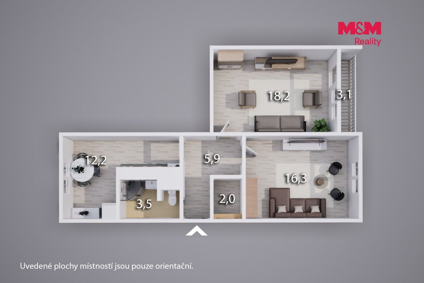 Prodej bytu 2+1 61 m² - foto 16