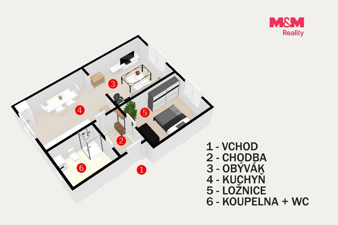 Prodej bytu 2+1 49 m² - foto 14