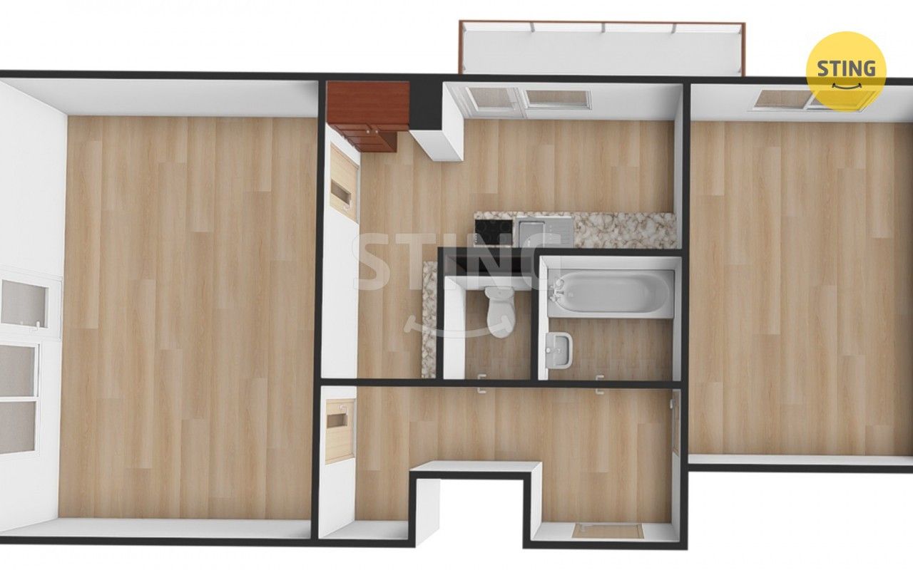 Prodej bytu 2+1 58 m² - foto 3