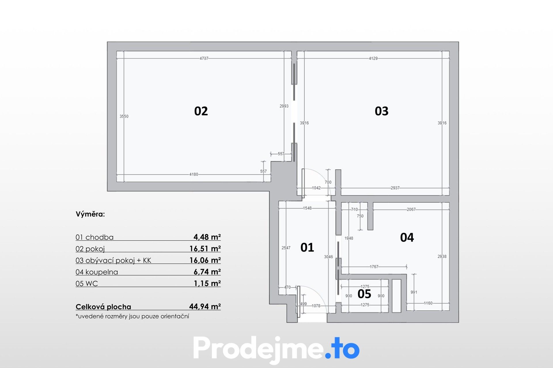 Prodej bytu 1+1 45 m² - foto 16