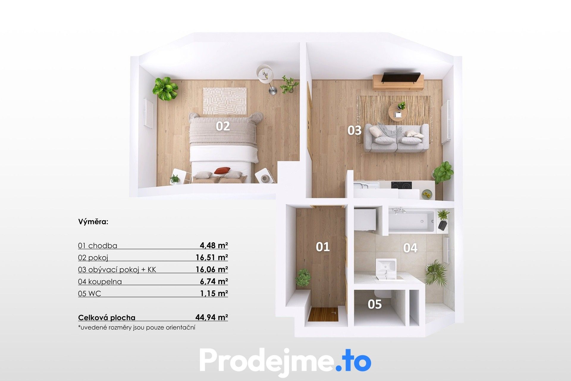 Prodej bytu 1+1 45 m² - foto 17