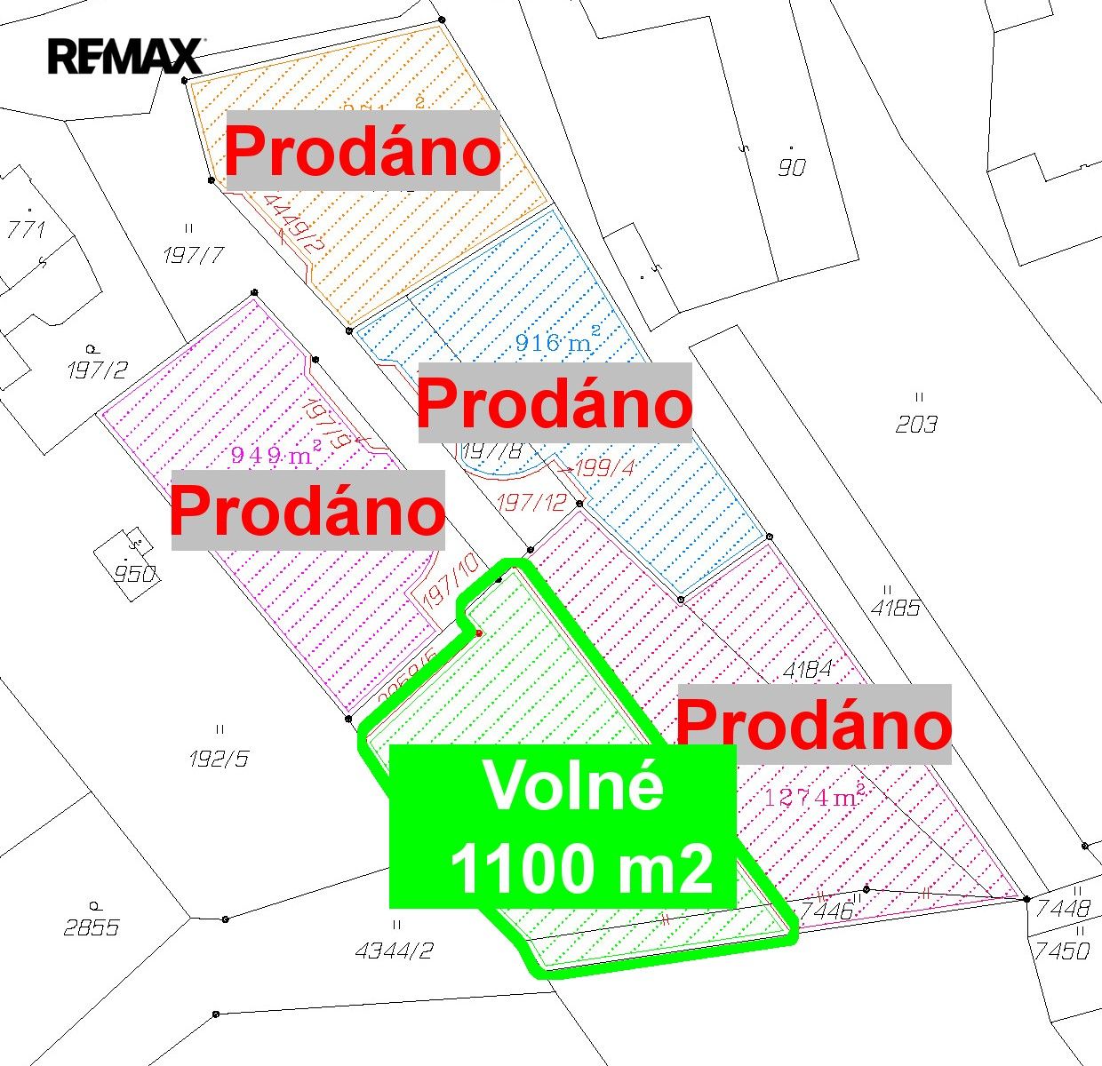 Prodej pozemku 1100 m² - foto 1