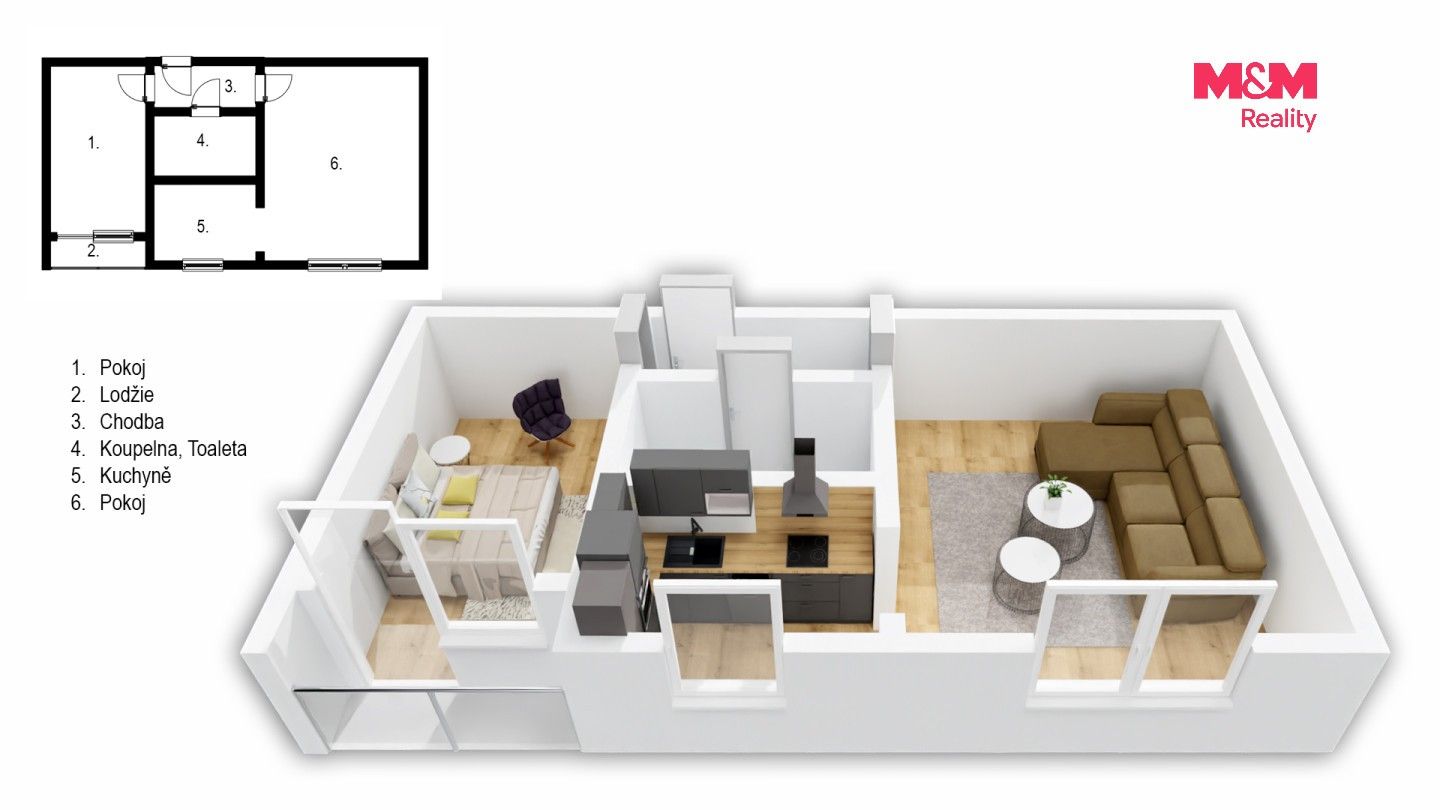 Prodej bytu 2+1 54 m² - foto 21