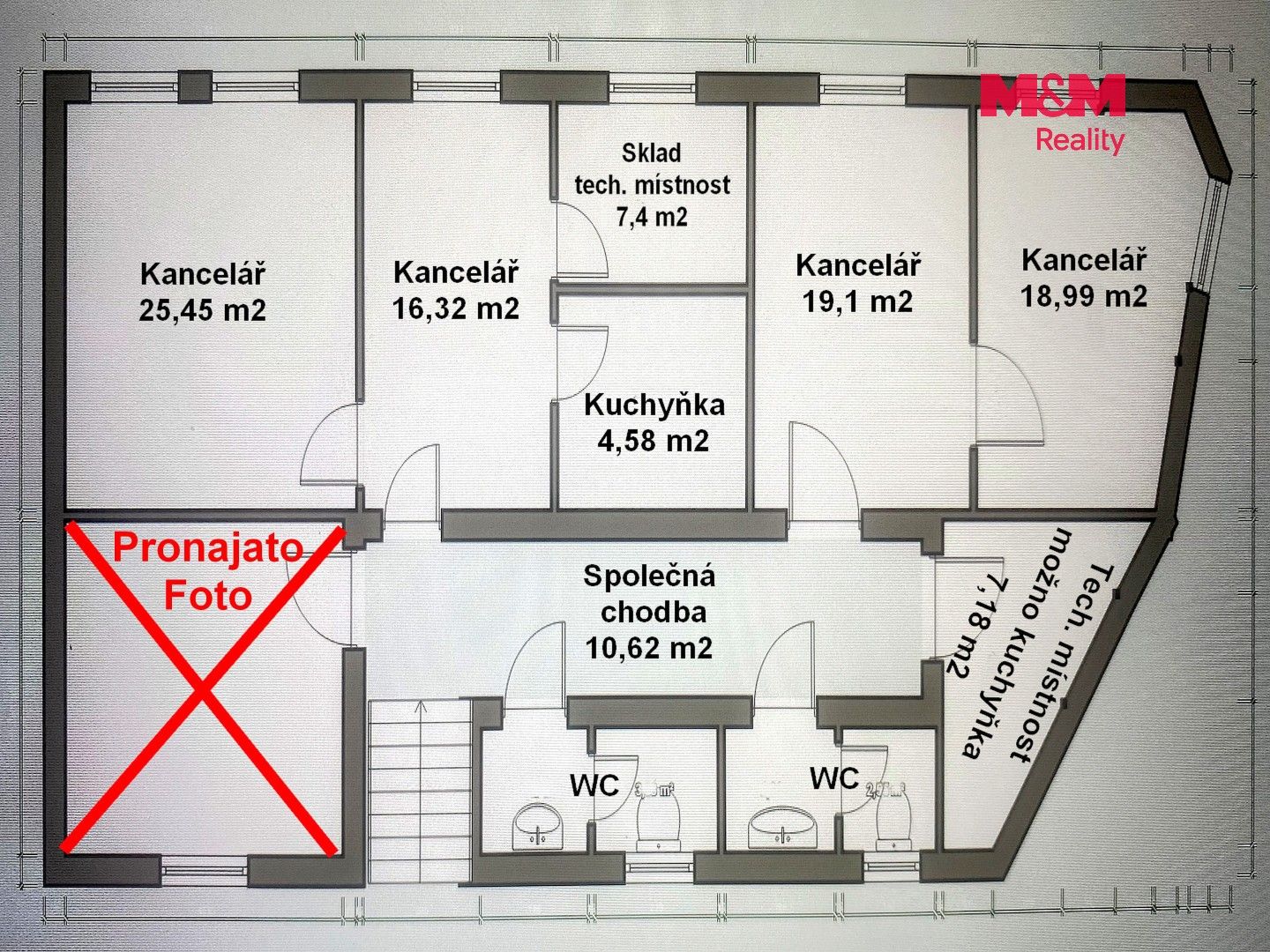 Pronájem komerčního prostoru 114 m² - foto 2