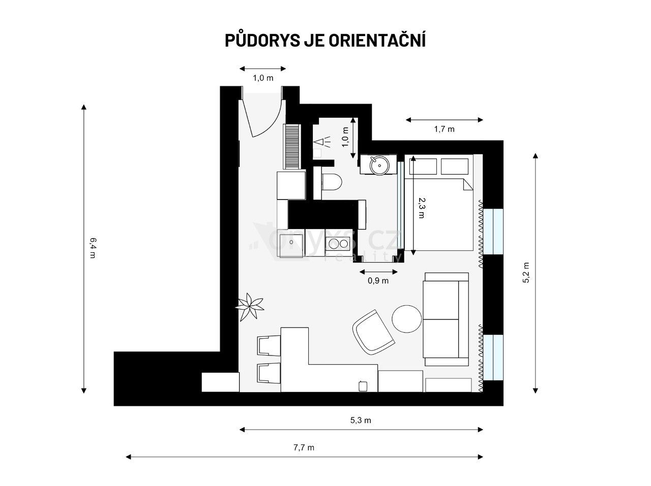 Prodej bytu 1+kk 31 m² - foto 22