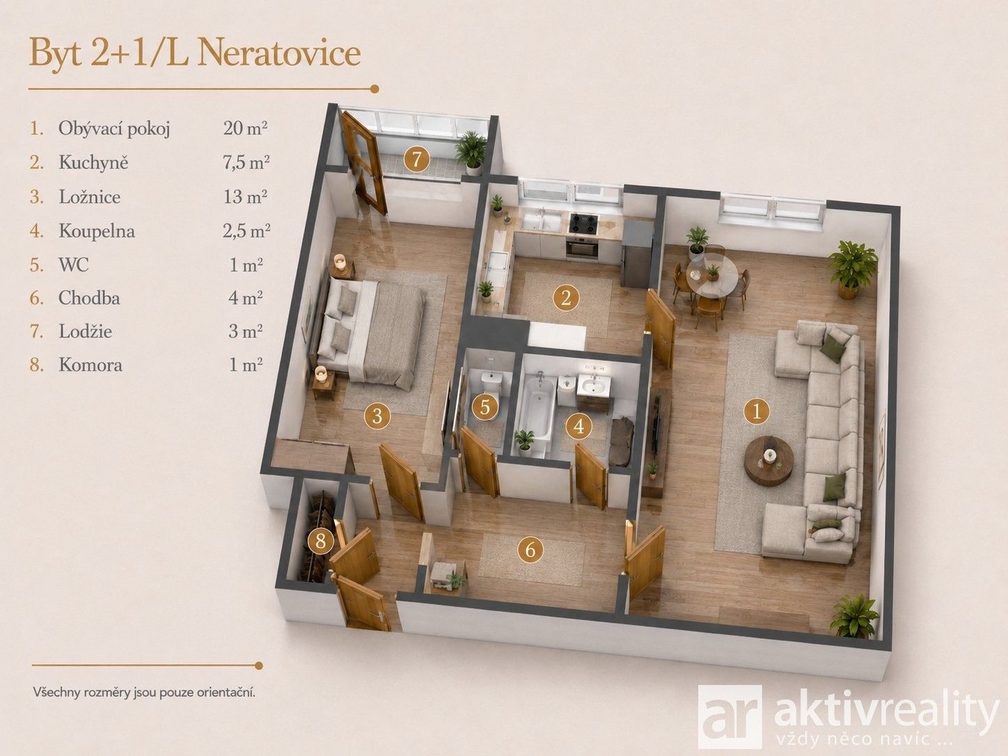 Prodej bytu 2+1 52 m² - foto 5