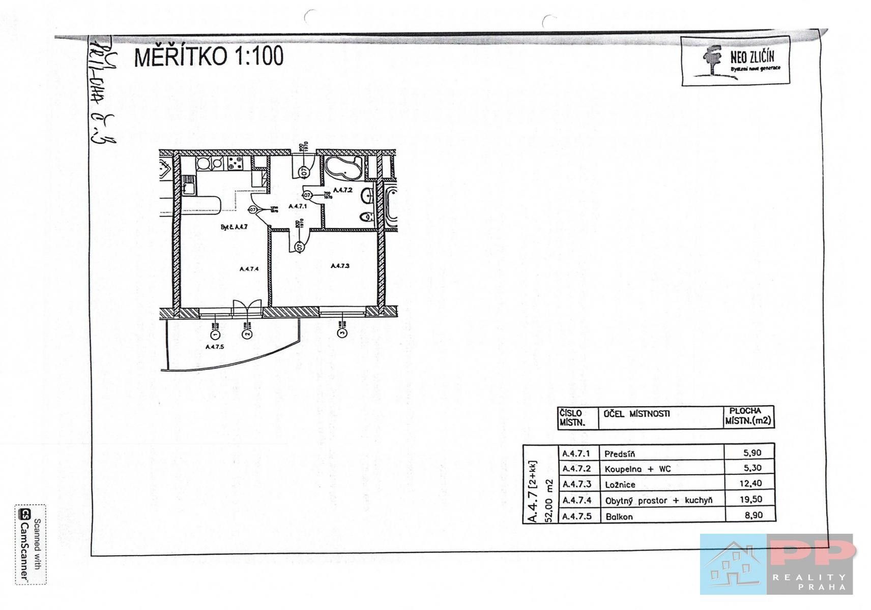 Prodej bytu 2+kk 52 m² - foto 11