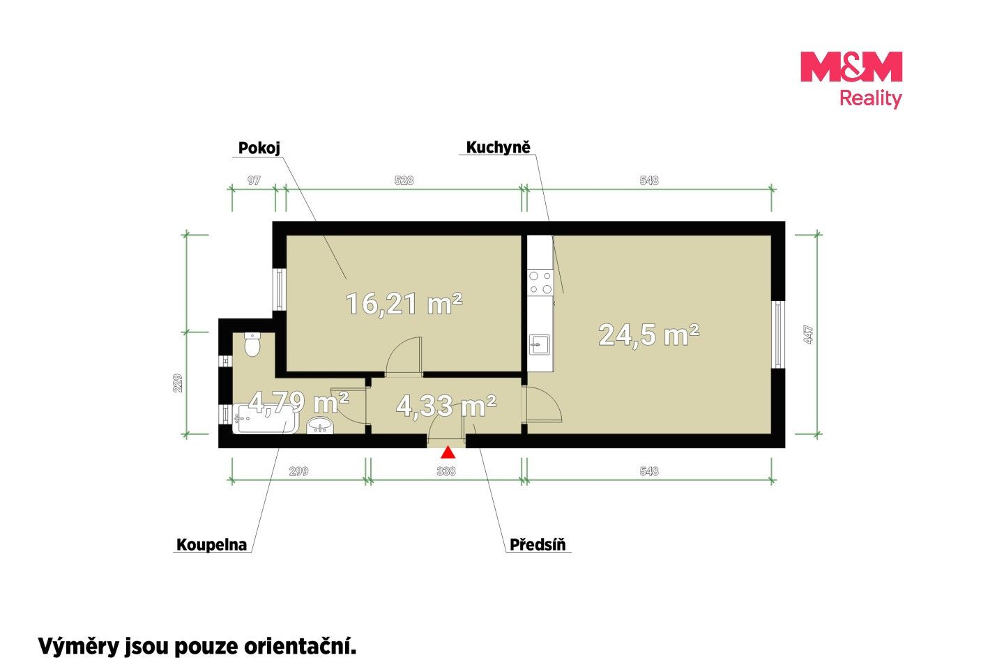 Prodej bytu 2+kk 50 m² - foto 8
