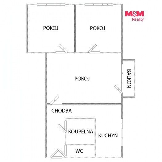 Prodej bytu 3+1 61 m² - foto 16