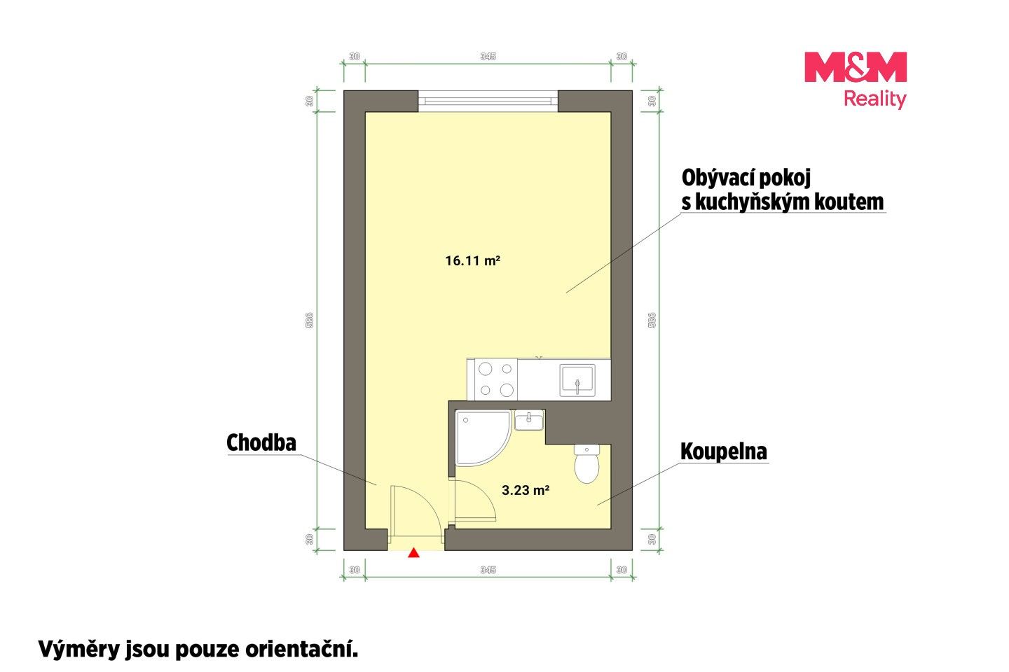 Prodej bytu 1+kk 20 m² - foto 4