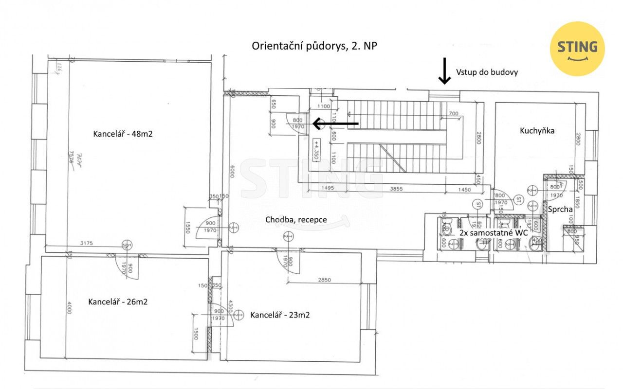 Pronájem komerčního prostoru 150 m² - foto 1