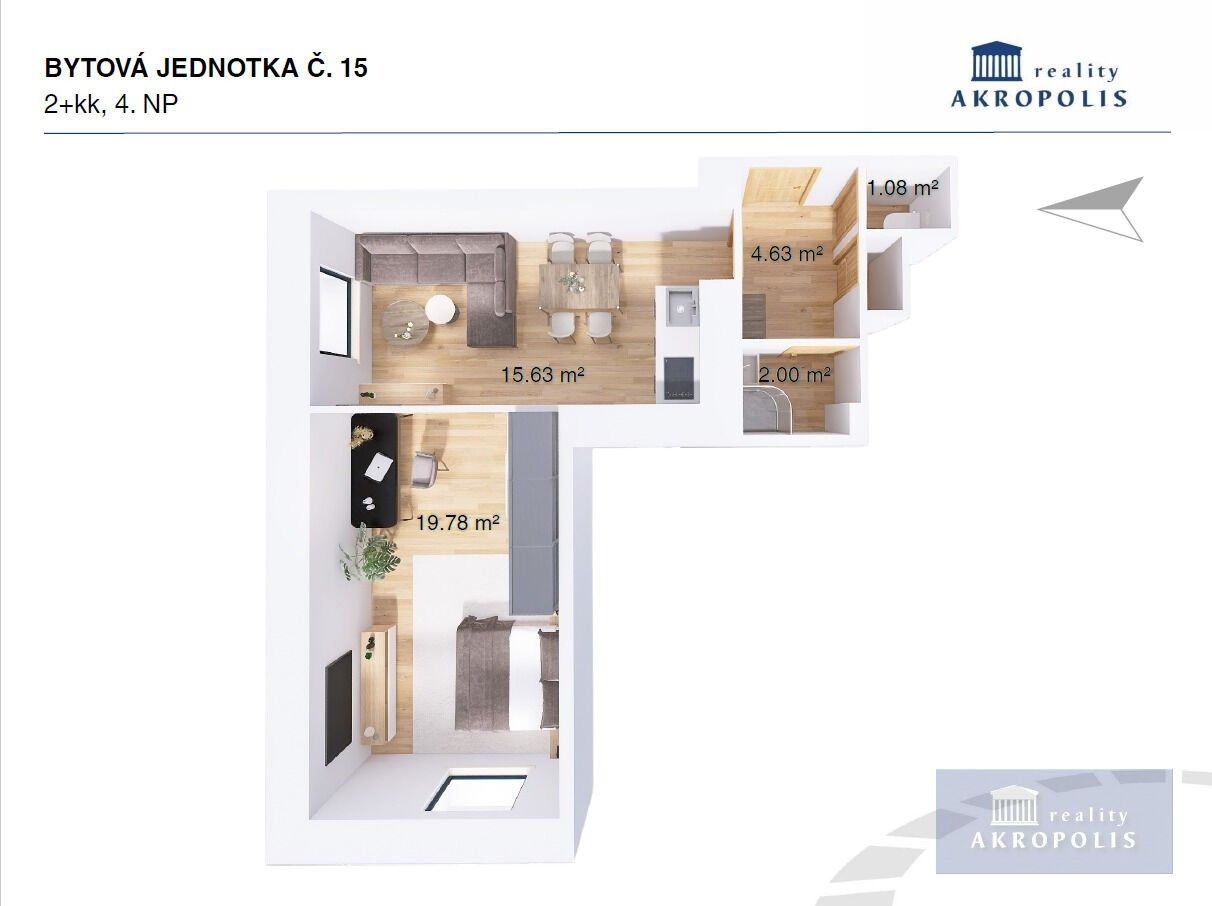 Prodej bytu 2+kk 43 m² - foto 11