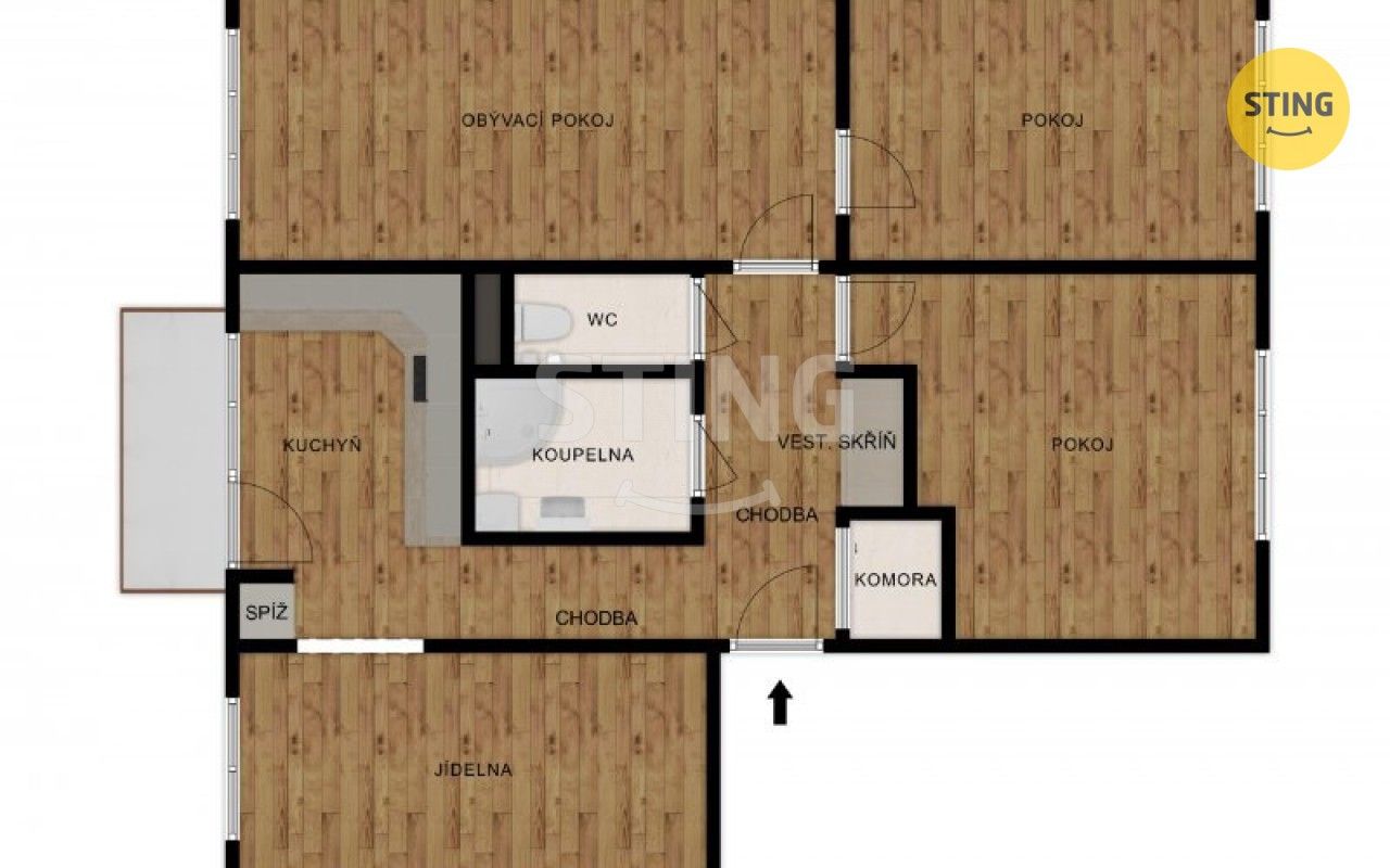 Prodej bytu 4+1 75 m² - foto 8