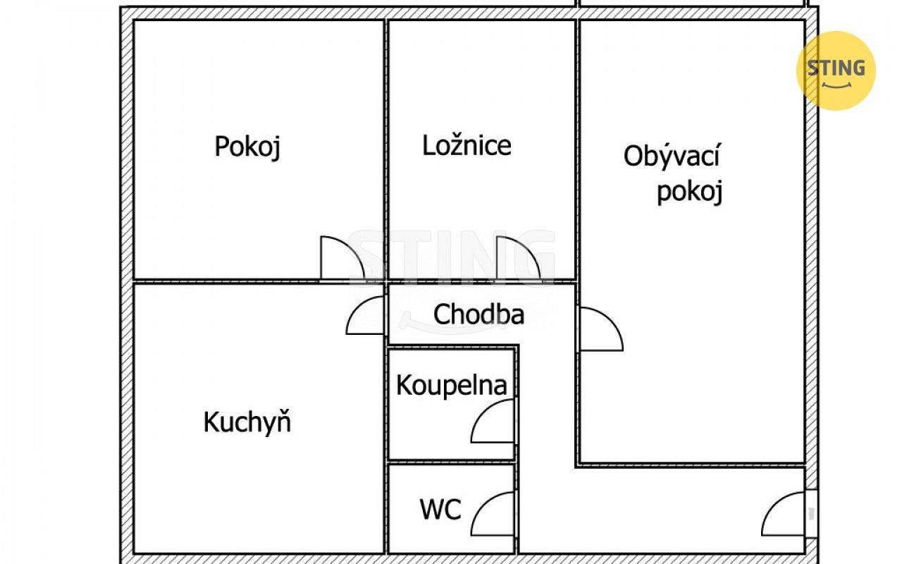 Pronájem bytu 3+1 68 m² - foto 16