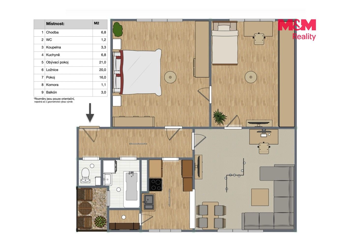 Prodej bytu 3+1 95 m² - foto 19