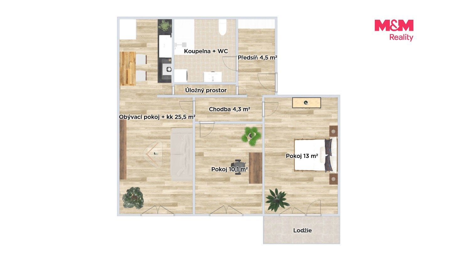 Prodej bytu 3+kk 63 m² - foto 13