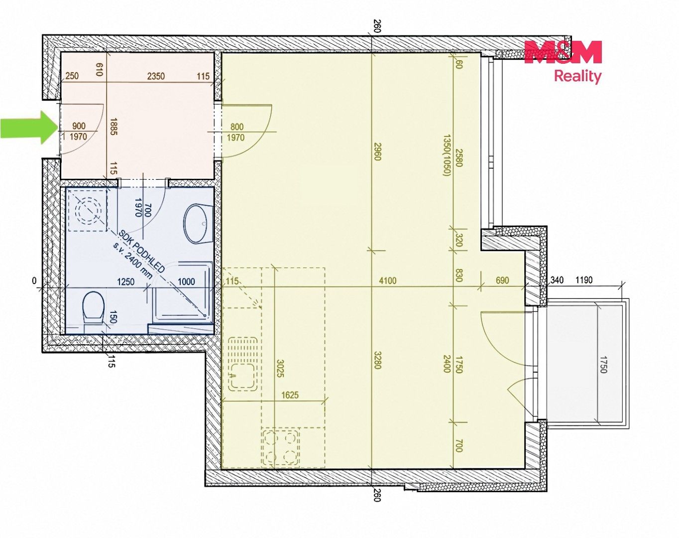 Prodej bytu 1+kk 40 m² - foto 5