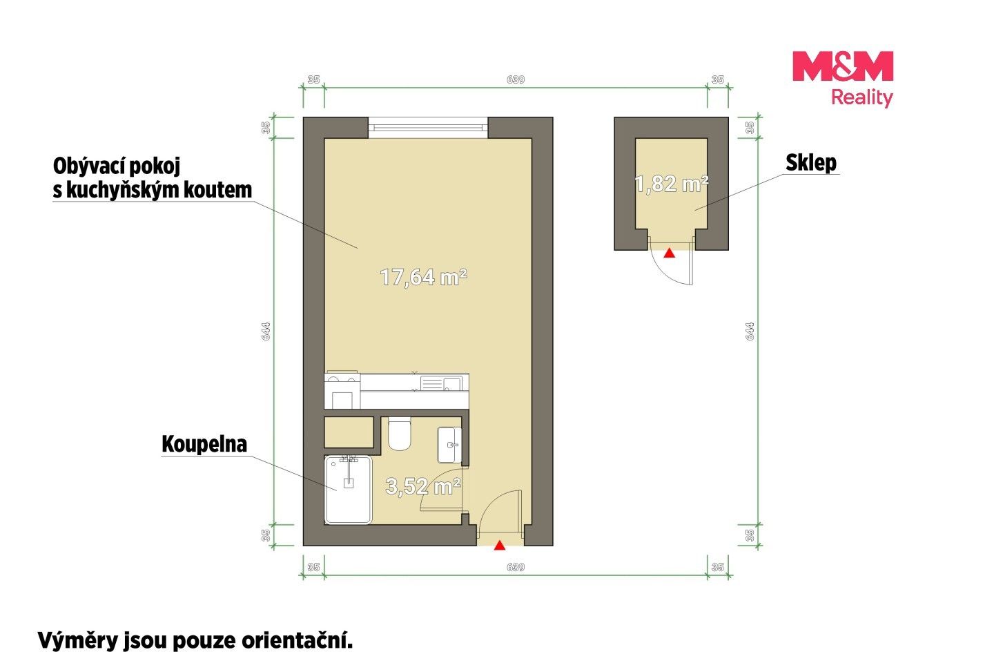 Prodej bytu 1+kk 22 m² - foto 11